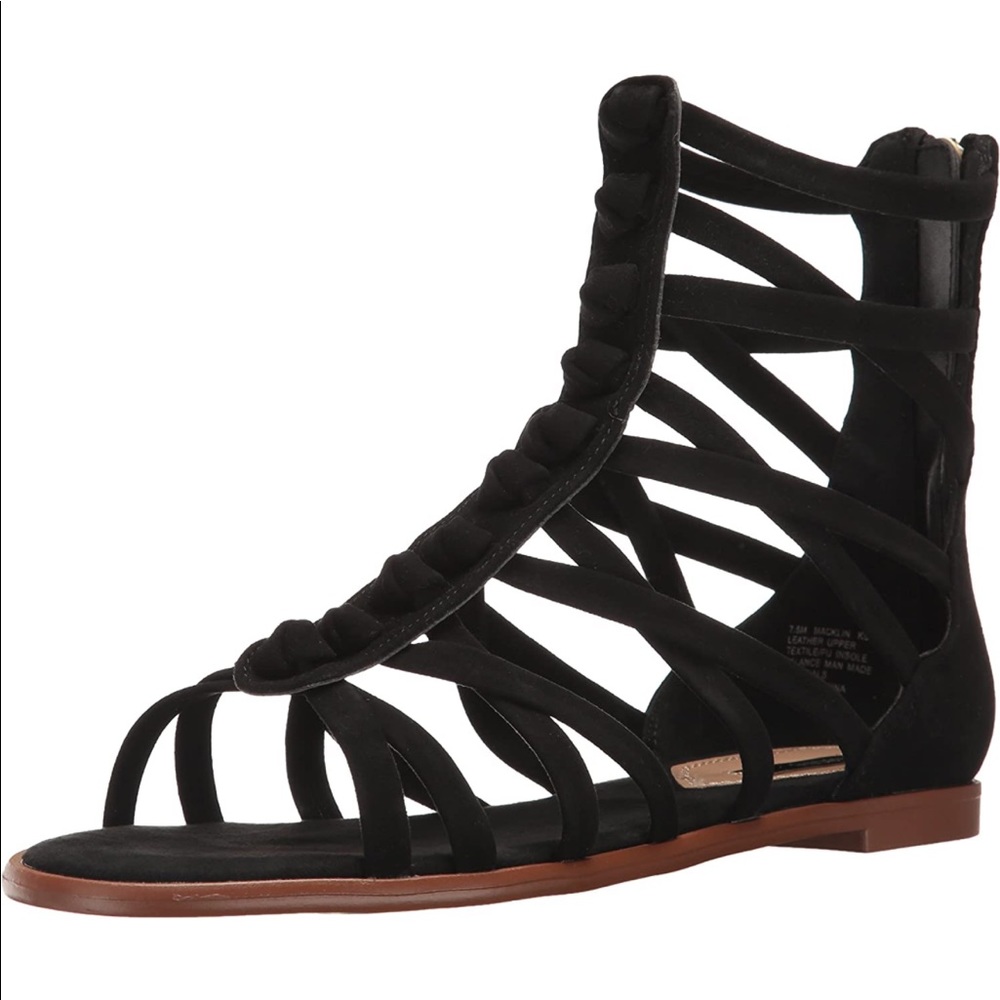 Black Gladiator Sandals